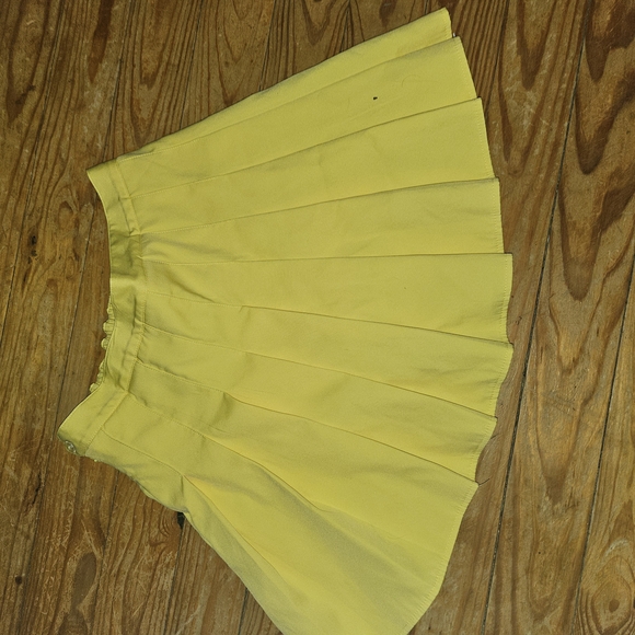 Sunny Yellow Circle Skirt with Elastic Waist - Picture 5 of 5